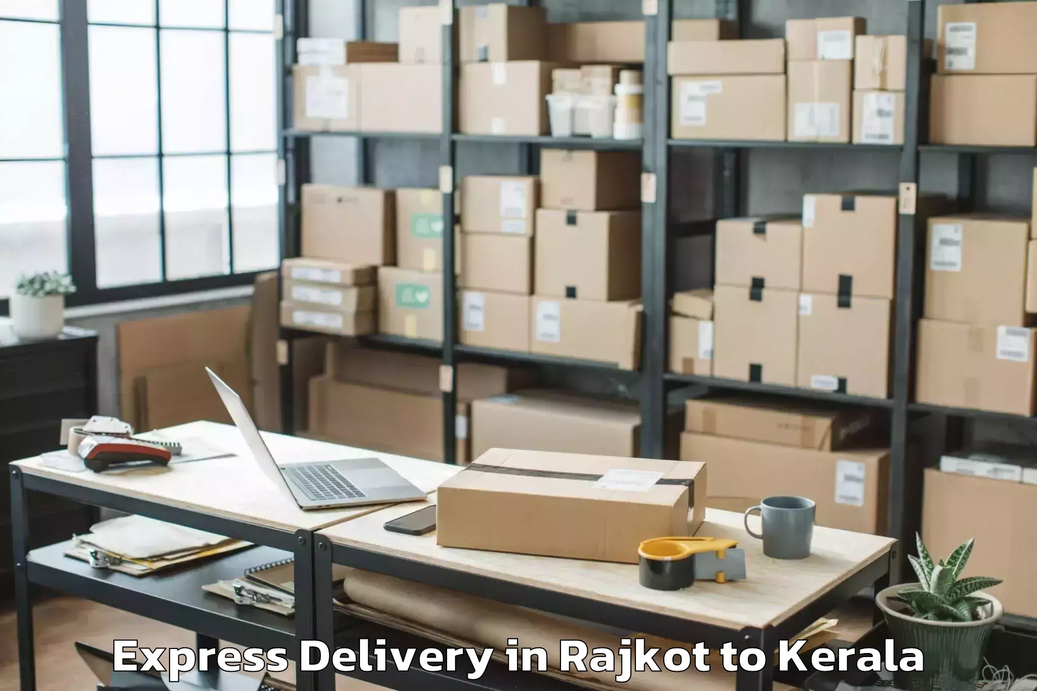 Book Your Rajkot to Parippally Express Delivery Today